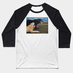 Labradors - Black and Yellow Baseball T-Shirt